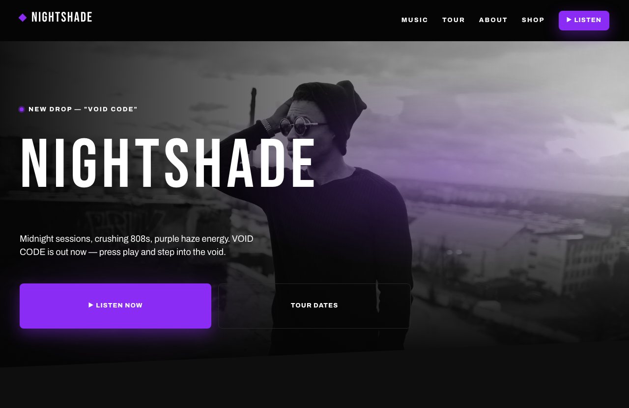 Nightshade Trap · Dark Trap template